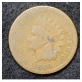 1864 Civil War Indian Head Cent