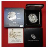 2020 Law Enforcement & Museum Silver UNC Dollar