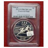 1995 US Track & Field Comm PCGS PR67 DCAM