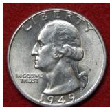 1949 Washington Silver Quarter