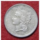 1865 Three Cent Nickel