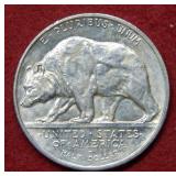 1925 S California Silver Comm Half
