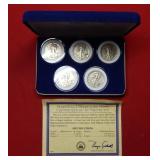 (5) Walking Liberty Half Dollars