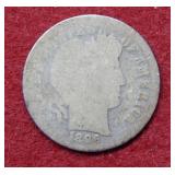 1896 Barber Silver Dime