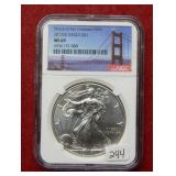 2017(S) Silver Eagle 1oz NGC MS69