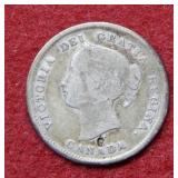 1892 Canada Silver Half Dime