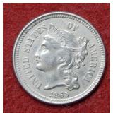 1865 Three Cent Piece