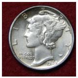 1942 Mercury Silver Dime