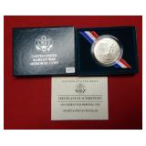 1991 Korean War Memorial Comm UNC Silver Dollar