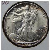 1942 Walking Liberty Silver Half