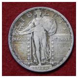 1918 D Standing Liberty Silver Quarter
