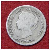 1888 Canada Silver Half Dime