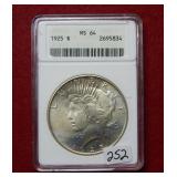 1925 Peace Silver Dollar MS64 ***