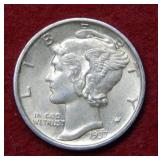 1937 D Mercury Silver Dime