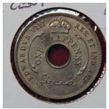 1936 British West Africa 1/2 Cent