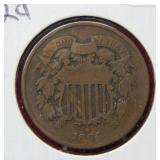 1864 Two Cent Piece