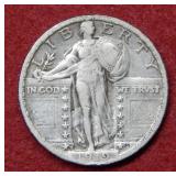 1919 S Walking Liberty Silver Quarter