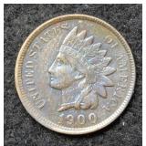 1900 Indian Head Cent - brown
