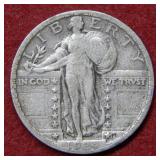 1924 Standing Liberty Silver Quarter