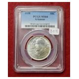 1938 Arkansas Silver Comm Half PCGS MS66