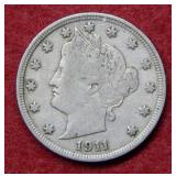 1911 Liberty Head Nickel
