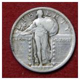 1917 Standing Liberty Silver Quarter Type II