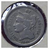 1965 Three Cent Nickel