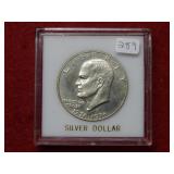 1976 S Silver Eisenhower Dollar
