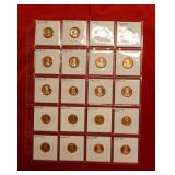 (20) Proof Lincoln Cents back to 1957