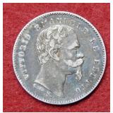 1860 Italy Silver Coin