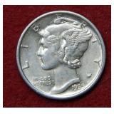 1939 S Mercury Silver Dime