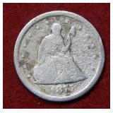 1875 S Seated Liberty Silver Twenty Cent Piece