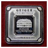 Geiger 1oz .999 Silver Bar Bullion