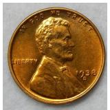 1938 D Lincoln Wheat Cent