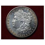 1892 CC Morgan Silver Dollar