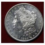 1881 S Morgan Silver Dollar