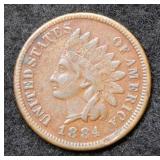 1884 Indian Head Cent
