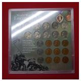 WWII Emergency Coins - 23 coins total