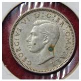 1941 Great Britain Silver 6 Pence Coin
