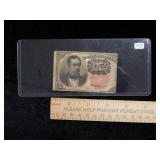 US Ten Cent Fractional Currency