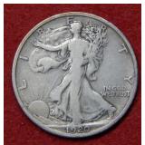 1920 D Walking Liberty Silver Half