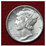 1936 D Mercury Silver Dime