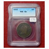 1810 Bust Large Cent ICG G4
