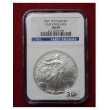 2007 W Silver Eagle 1oz NGC MS69
