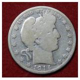 1914 Barber Silver Half Dollar