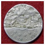 1866-1883 Shield Nickel - broken Planchet