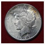 1922 S Peace Silver Dollar