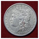 1886 O Morgan Silver Dollar
