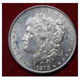 1878 Morgan Silver Dollar - 8 Tail Feathers
