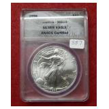 1998 Silver Eagle 1oz ANACS MS69